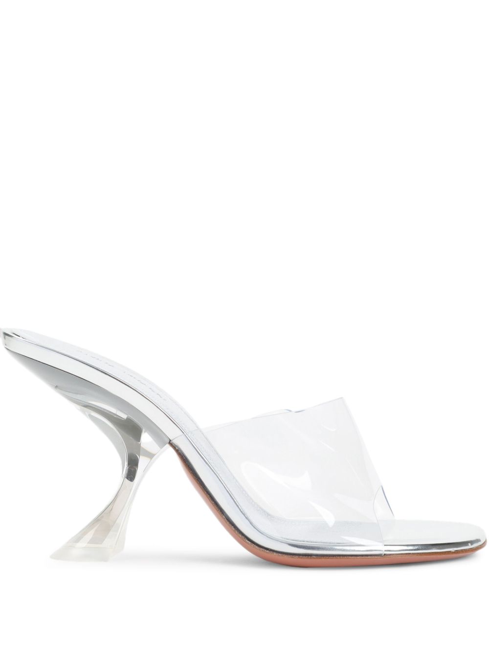 Amina Muaddi Women's Taylor Glass Slipper 90 Transparent Pvc