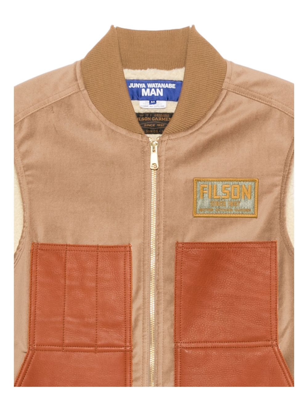 Junya Watanabe X Filson Men's Leather Panels Vest