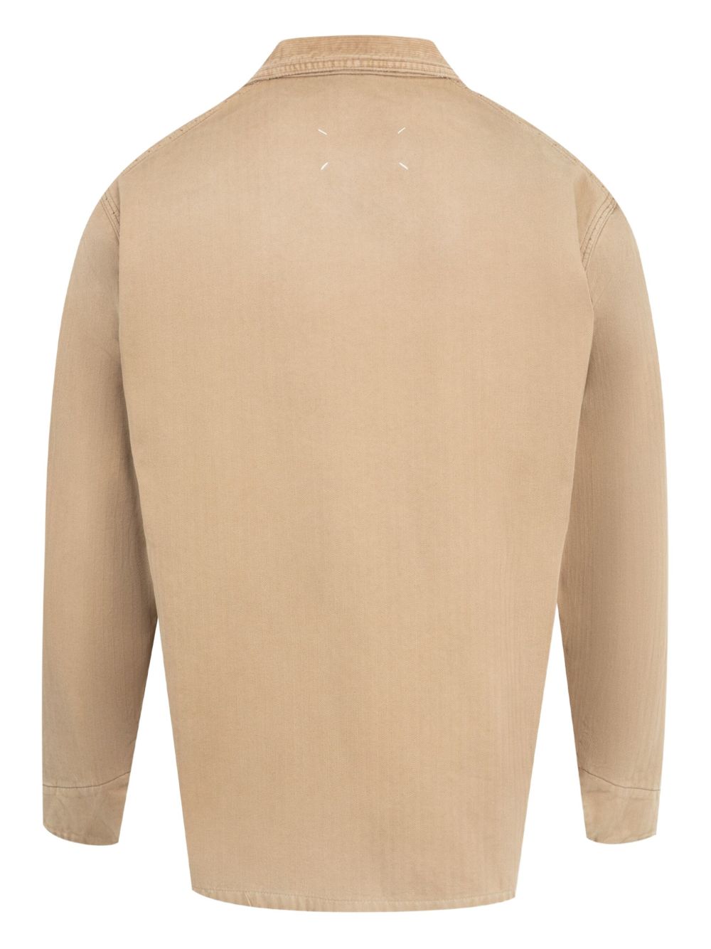 Maison Margiela Men's Herringbone-Weave Shirt Jacket