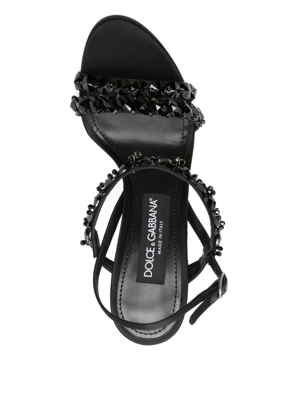 Dolce & Gabbana Women's- Sandal With Rhinestone Embroidery