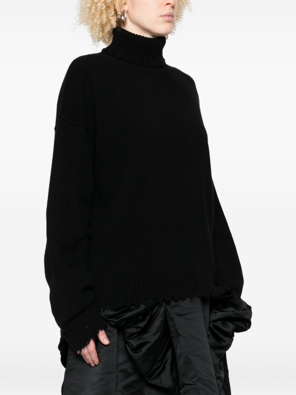 Uma Wang Women's Cashmere Turtle-Neck Jumper