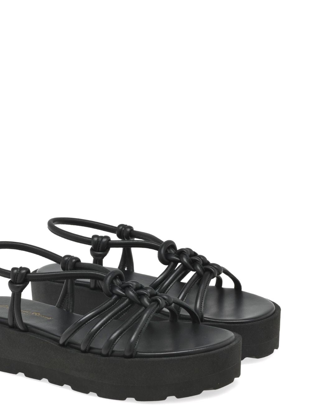Gianvito Rossi Women's Hebe Leather Platform Sandals