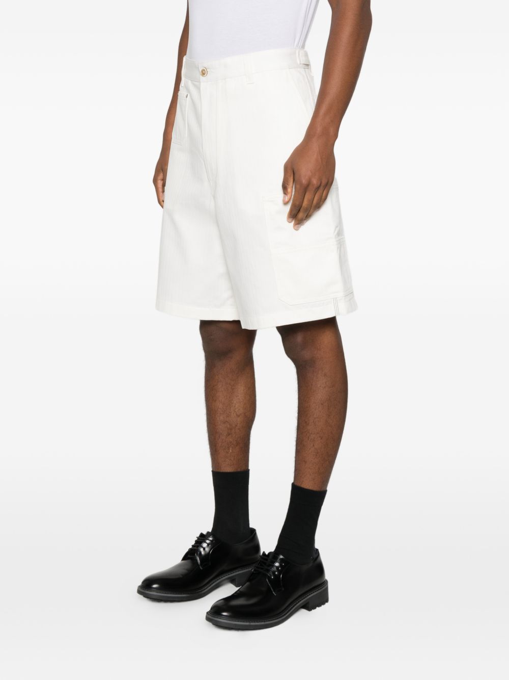 Givenchy Men's Denim Cargo Shorts