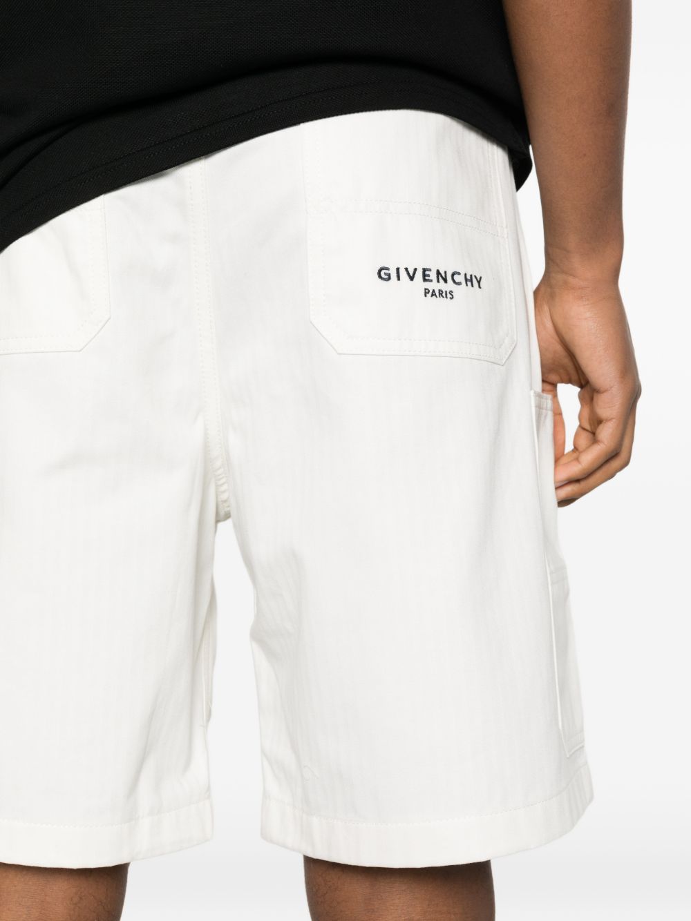 Givenchy Men's Denim Cargo Shorts