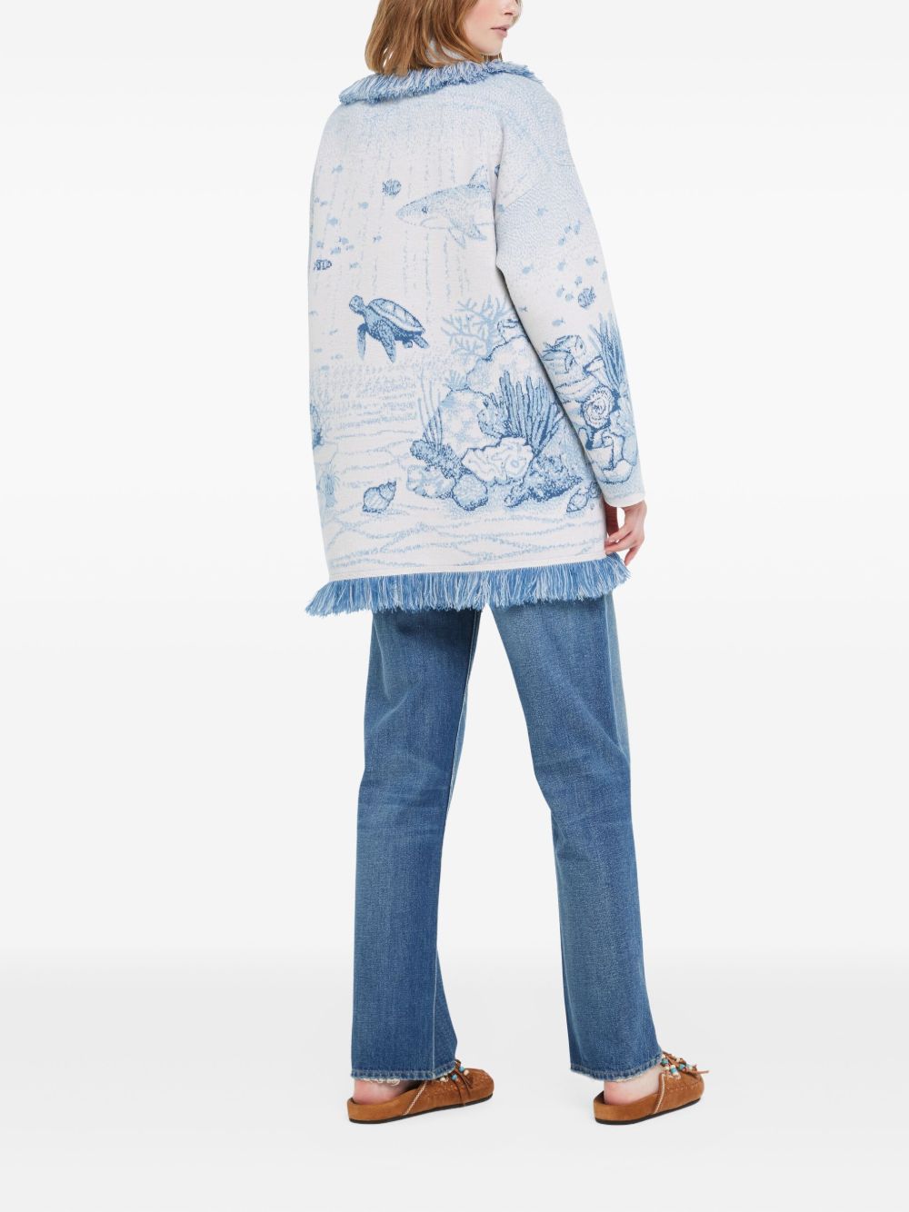 Alanui Women's Sweaters Light Blue