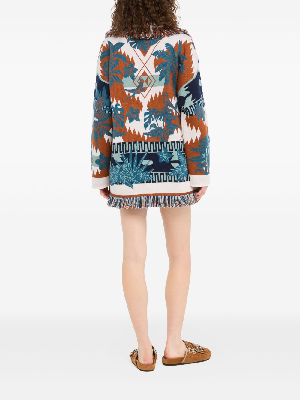 Alanui Women's Island Soul Wool Cardigan