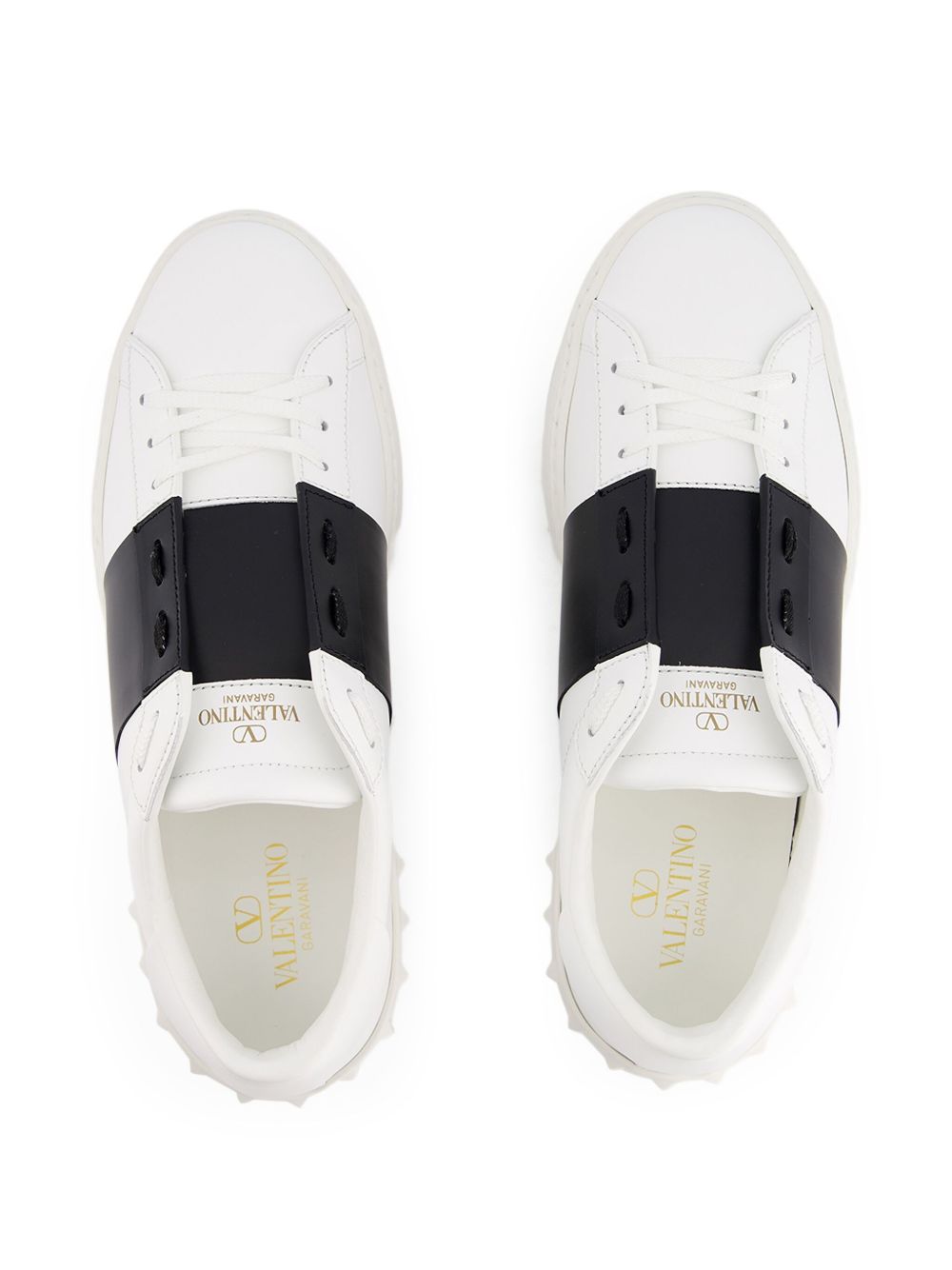 Valentino Garavani Men's Open Leather Sneakers