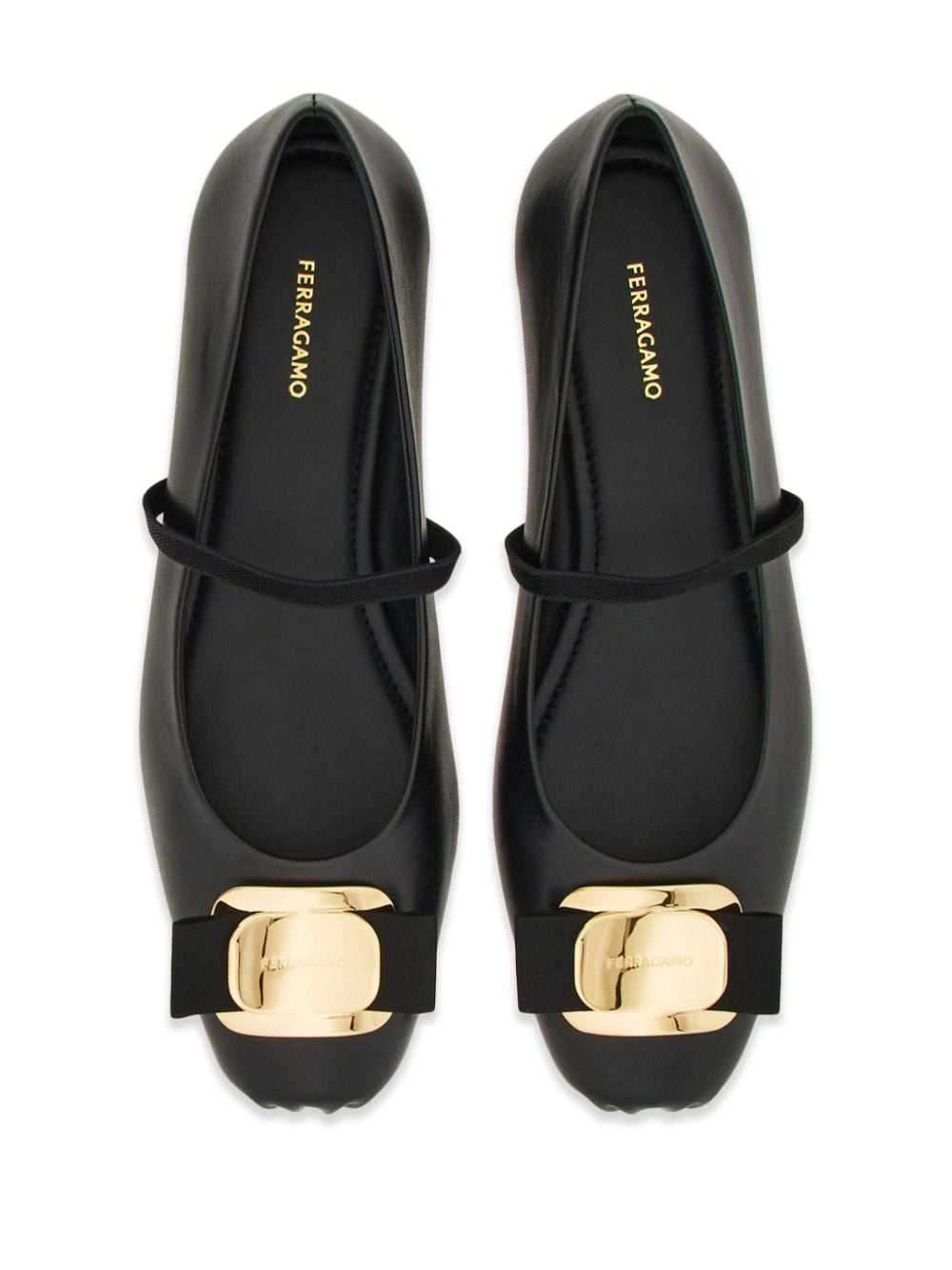 Ferragamo Women's New Vara Plate Ballet Flat