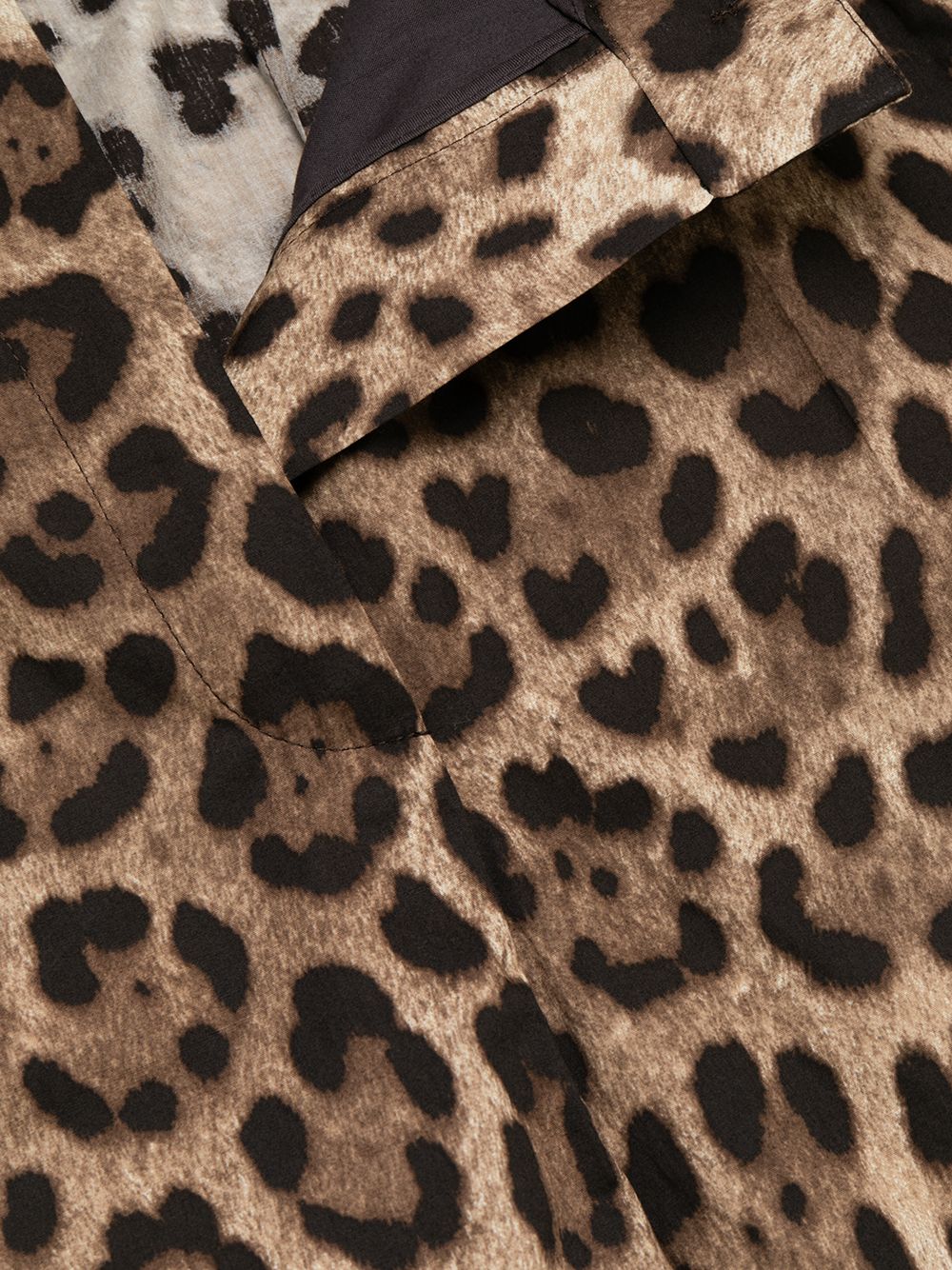 Dolce & Gabbana Women's-Leopard-Print Tailored Shorts.