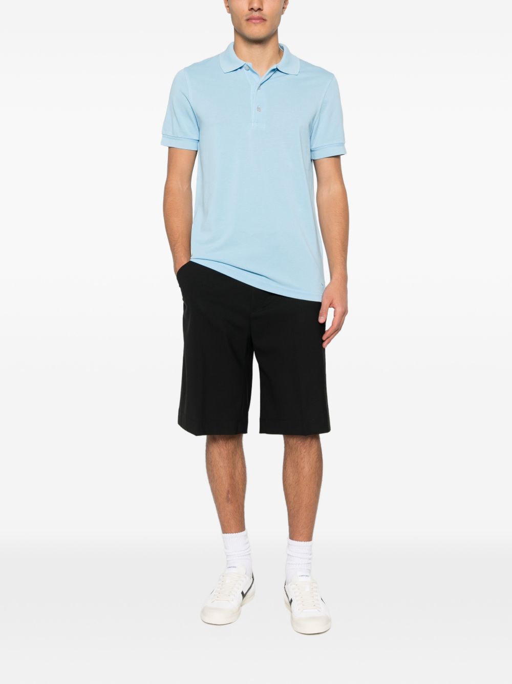 Tom Ford Men's Cotton Blend Polo Shirt