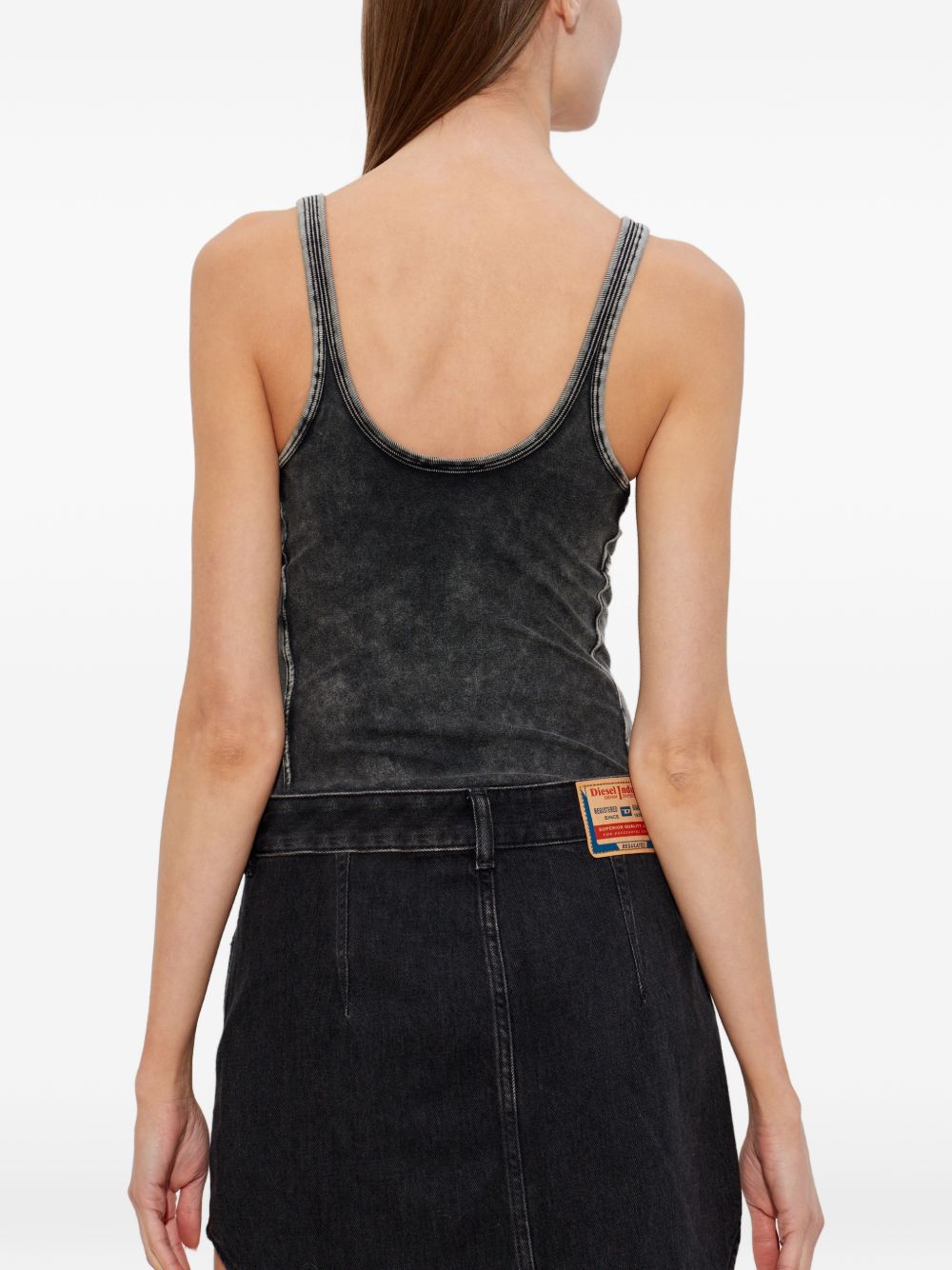 Diesel Women's Phoebe-Dnm Logo-Appliqué Bodysuit