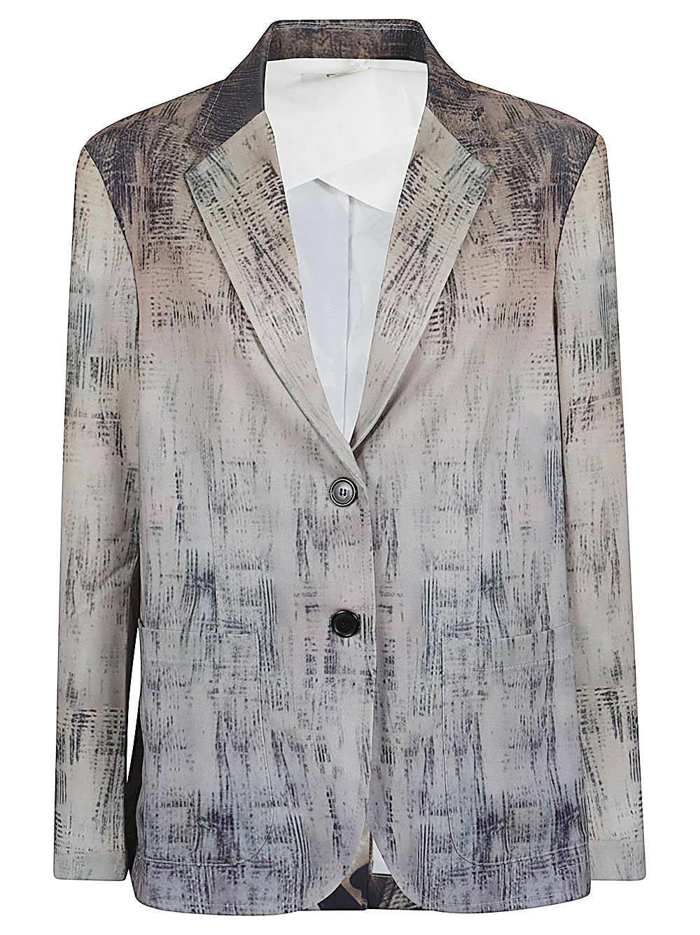 Sissiottostyle Women's Printed Single-Breasted Blazer Jacket