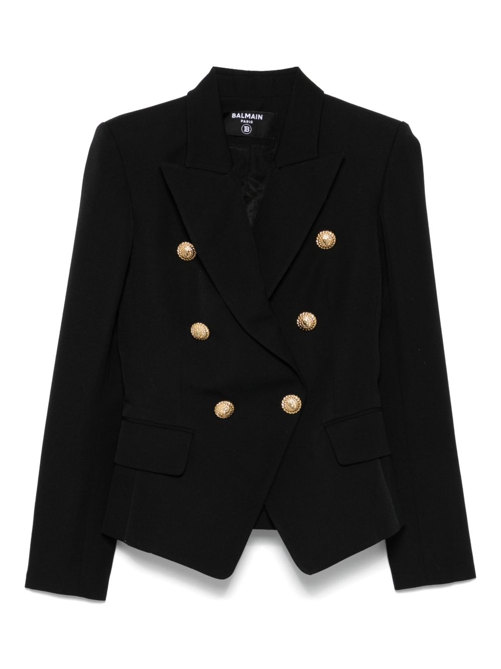Balmain Women's Double-Breasted Wool Blazer
