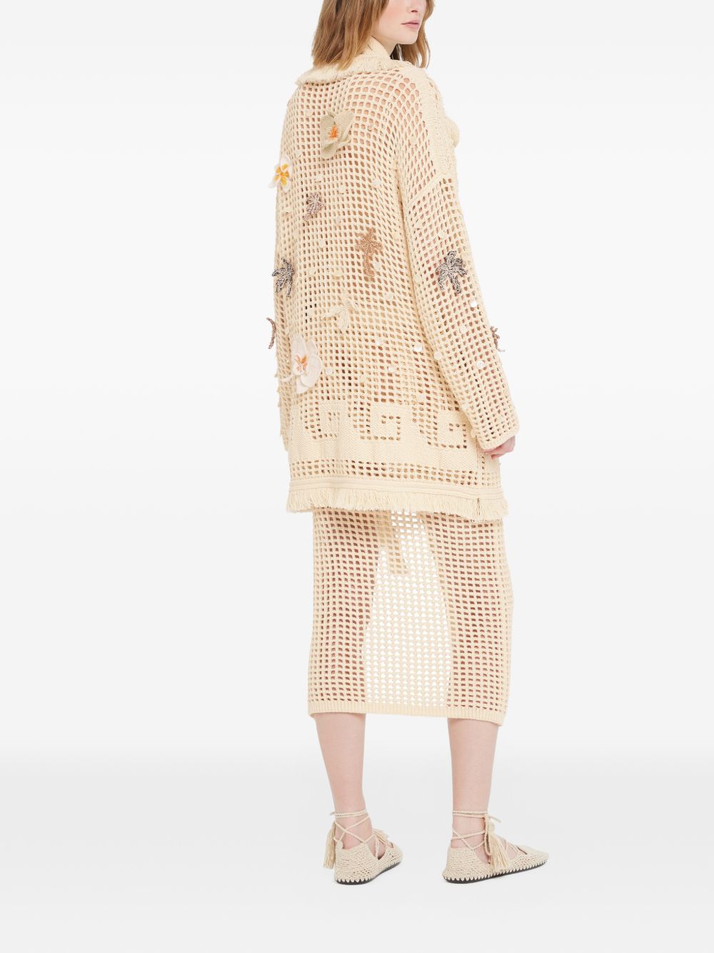 Alanui Women's Where The Waves Begins Cotton Cardigan