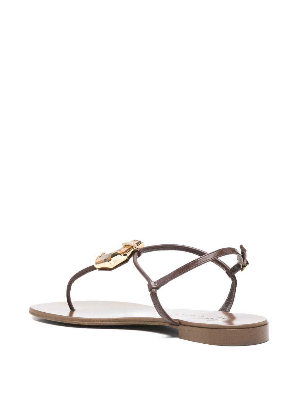 Giuseppe Zanotti Women's Atlantide Buckle-Embellished Thong Sandals.
