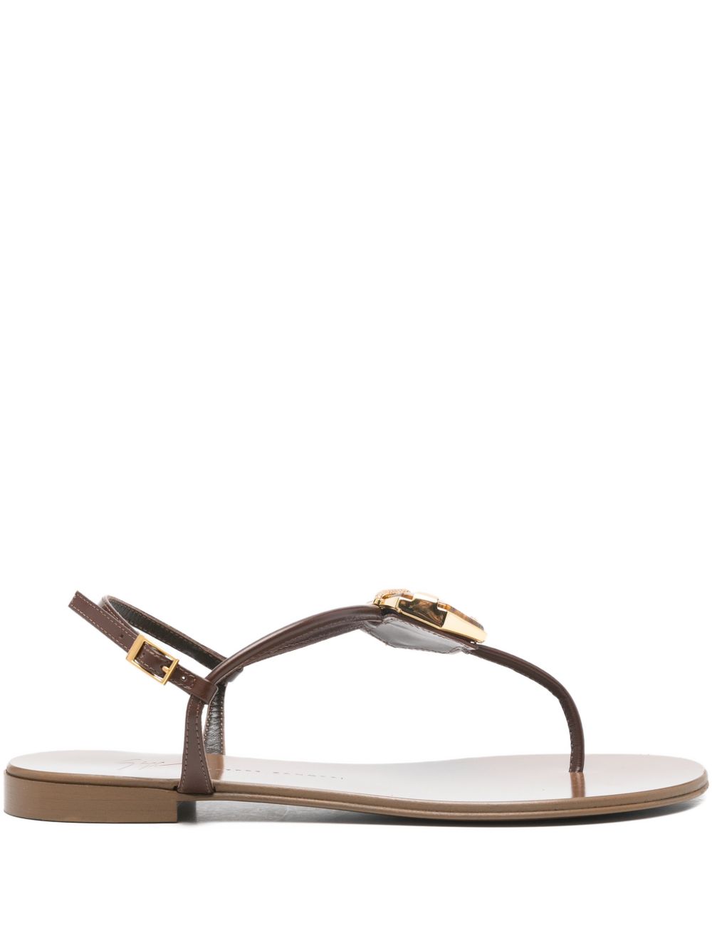 Giuseppe Zanotti Women's Atlantide Buckle-Embellished Thong Sandals.