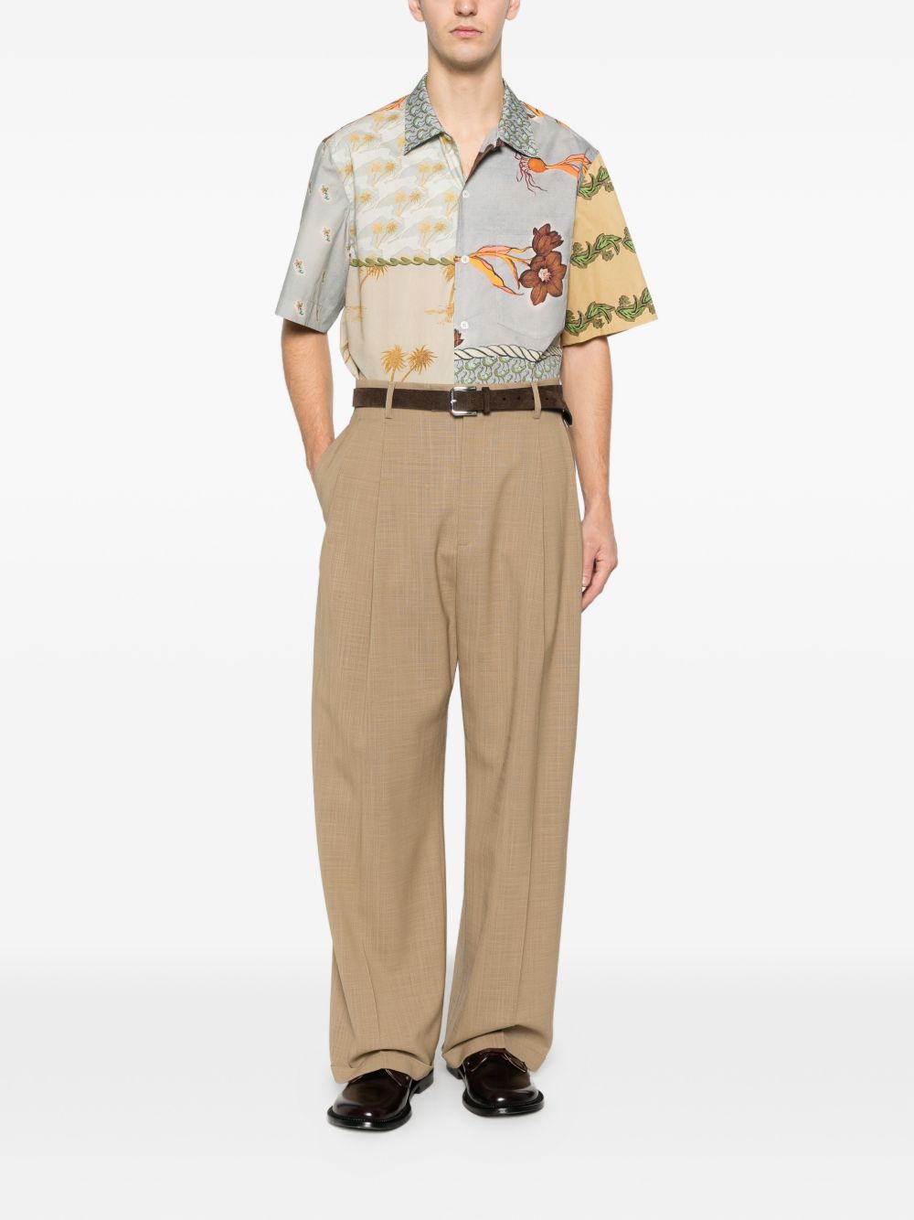 Paul Smith Men's Printed Cotton Shirt