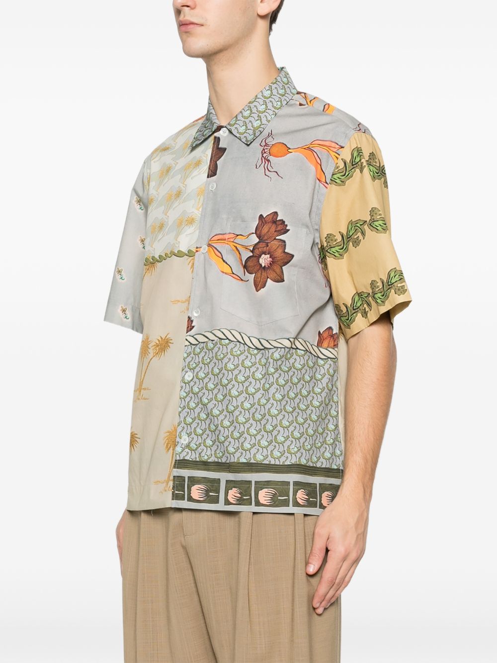 Paul Smith Men's Printed Cotton Shirt