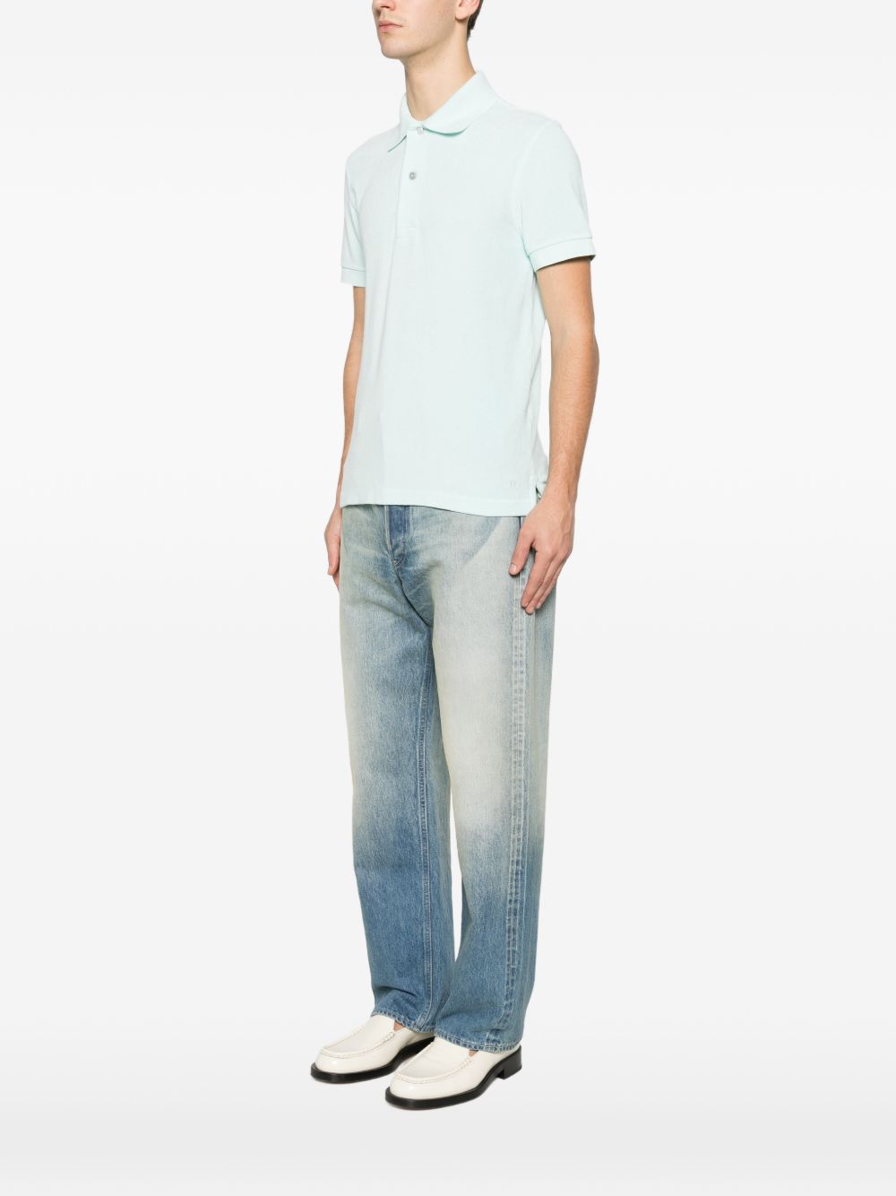 Tom Ford Men's Cotton Polo Shirt