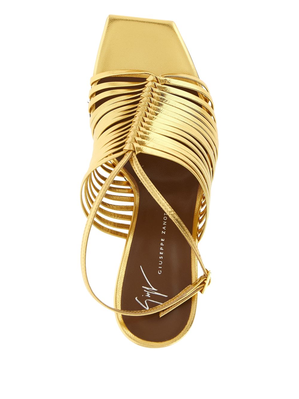 Giuseppe Zanotti Women's Savoia Metallic Leather Sandal.