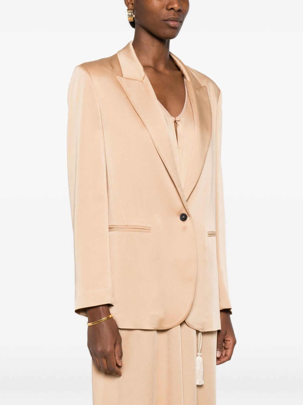 Forte Forte Women's Single-Breasted Blazer Jacket
