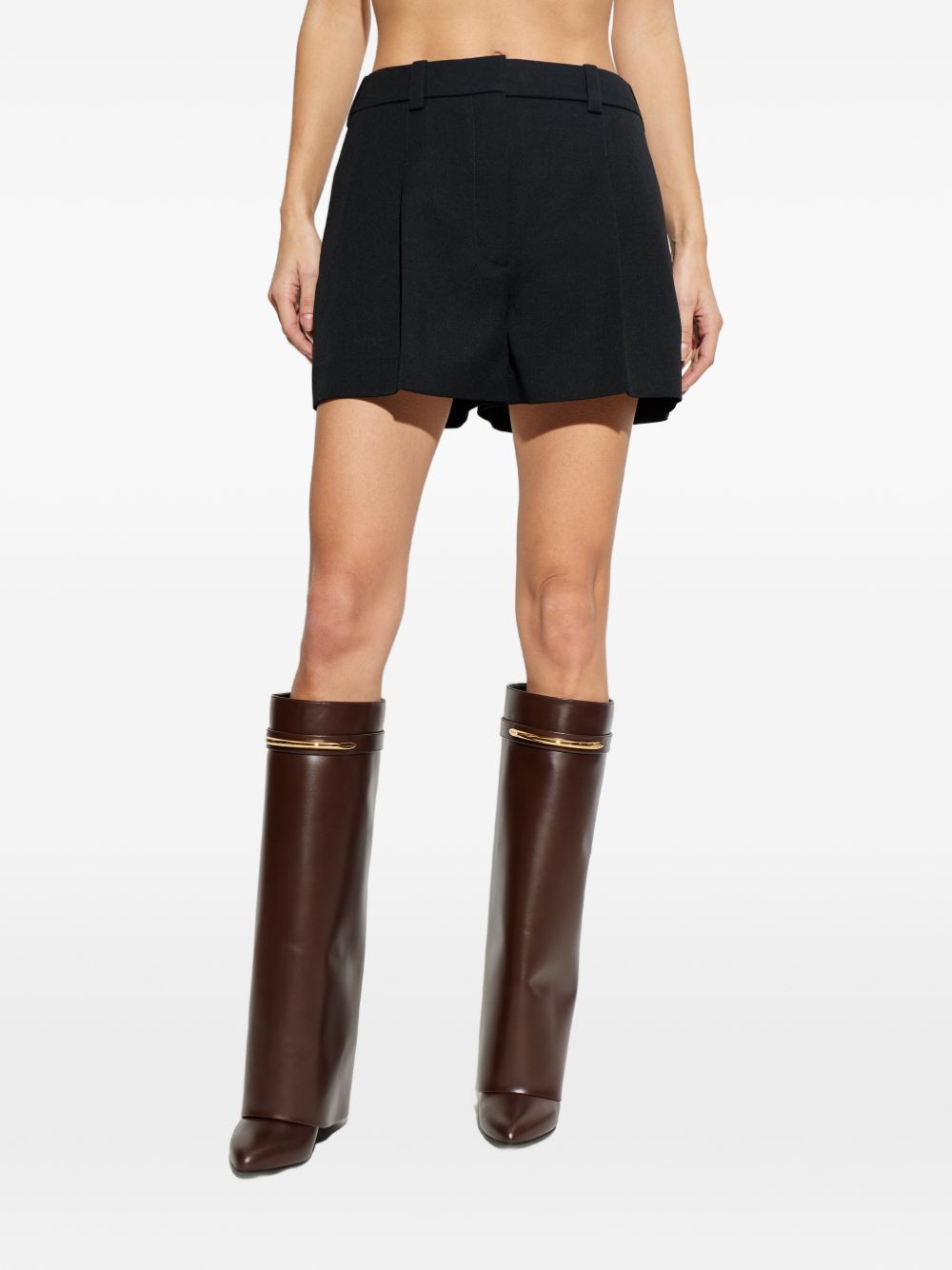 Givenchy Women's Wool Pleated Shorts