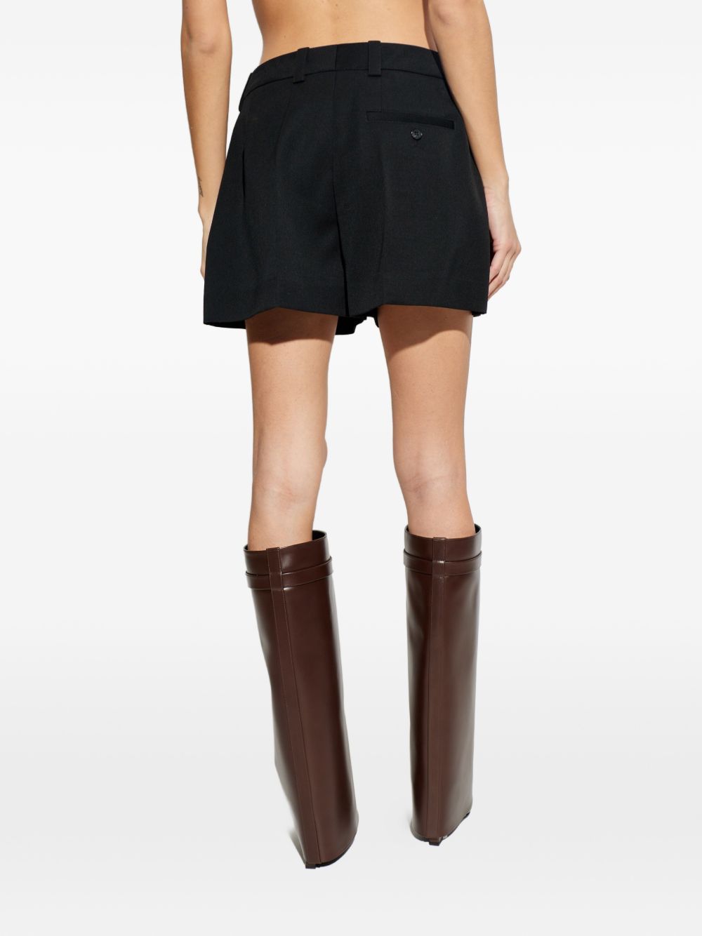 Givenchy Women's Wool Pleated Shorts