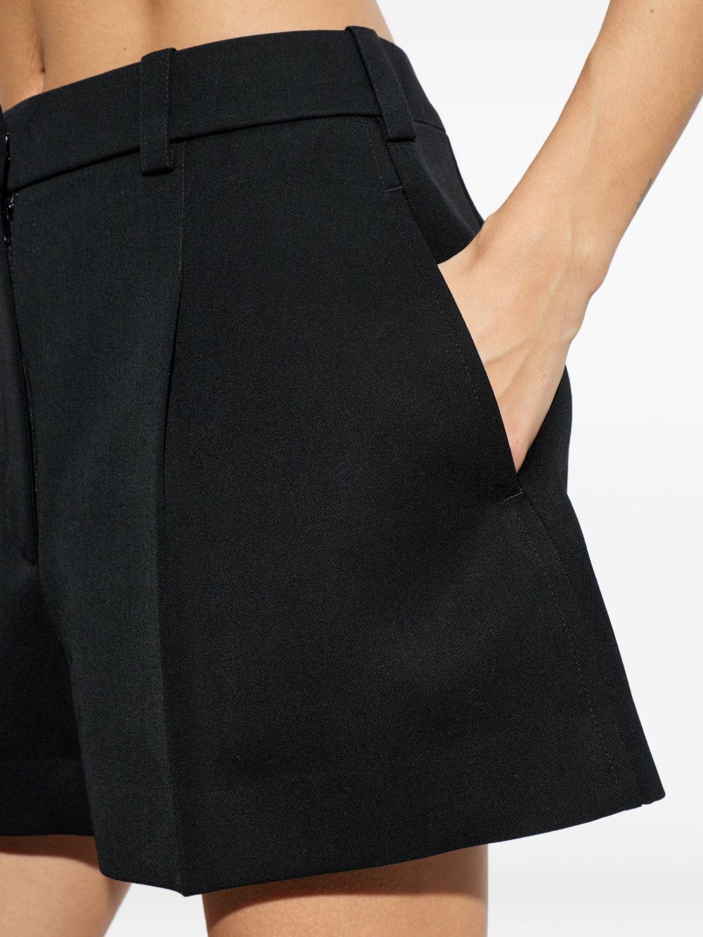 Givenchy Women's Wool Pleated Shorts