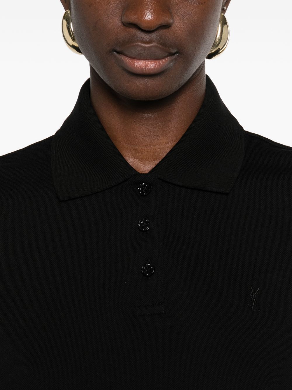 Saint Laurent Women's Cotton Polo Dress