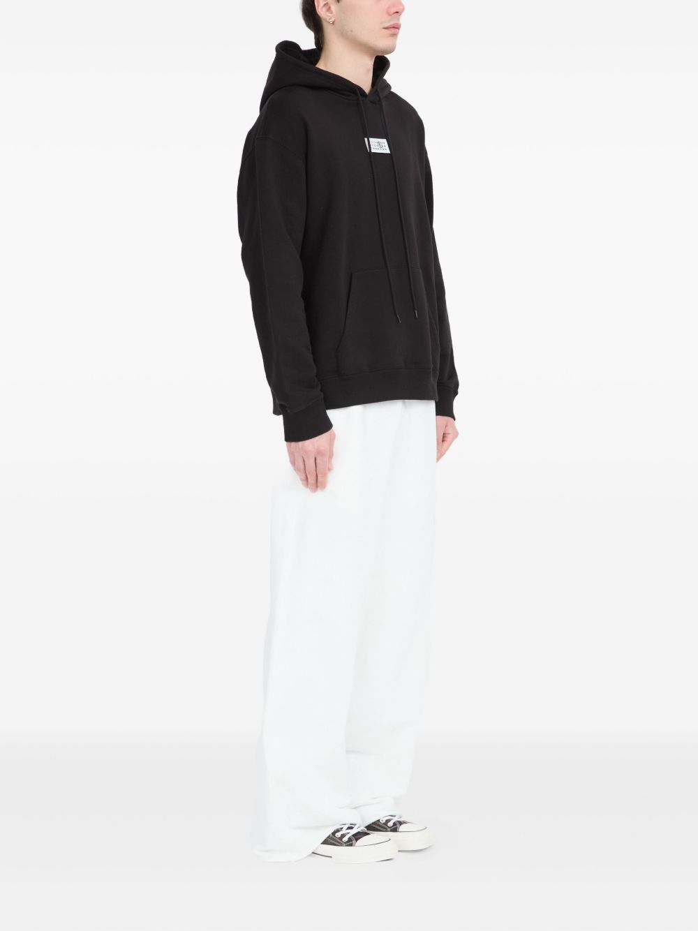Mm6 Maison Margiela Men's Logo Cotton Hoodie
