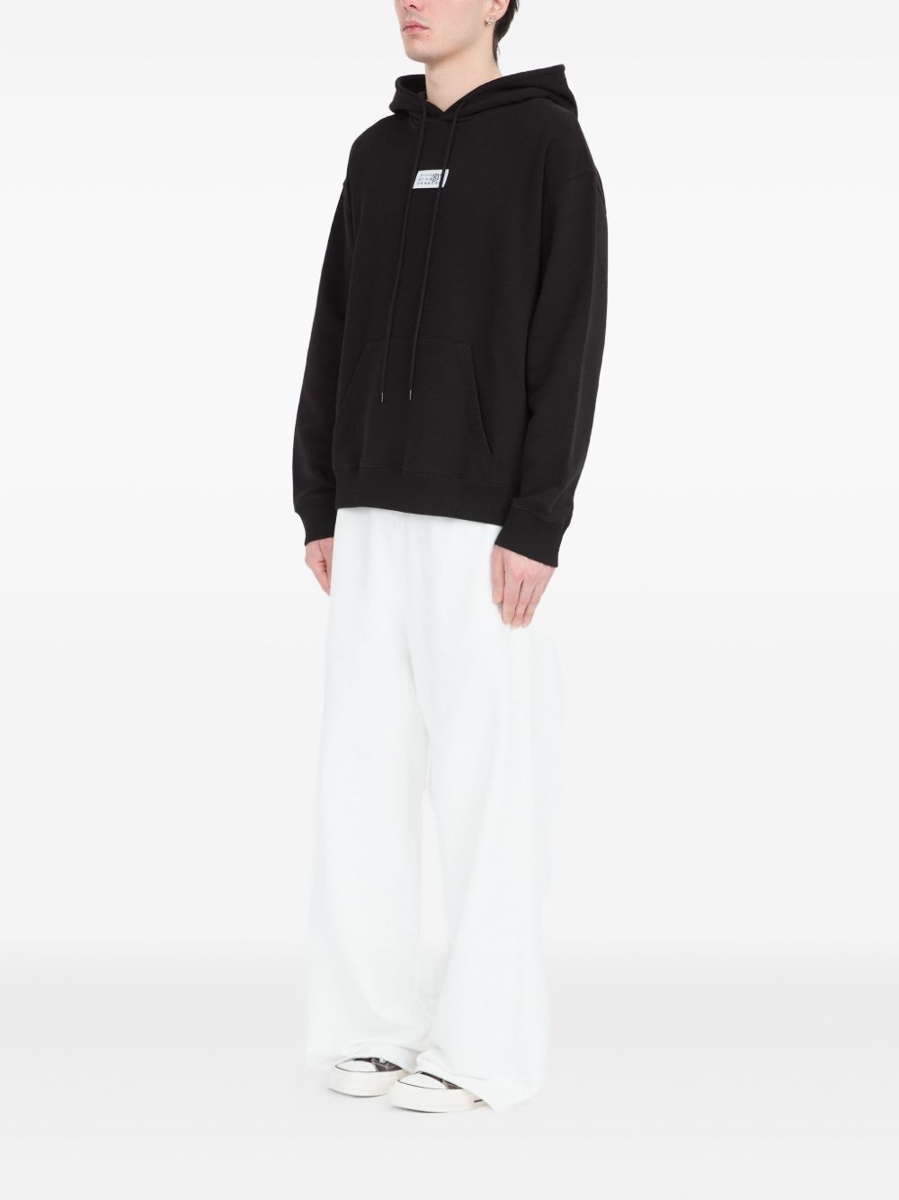 Mm6 Maison Margiela Men's Logo Cotton Hoodie