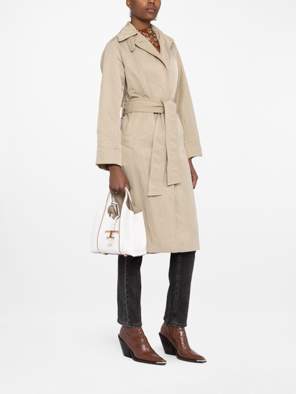 Tod's Women's T Timeless Mini Leather Shopping Bag