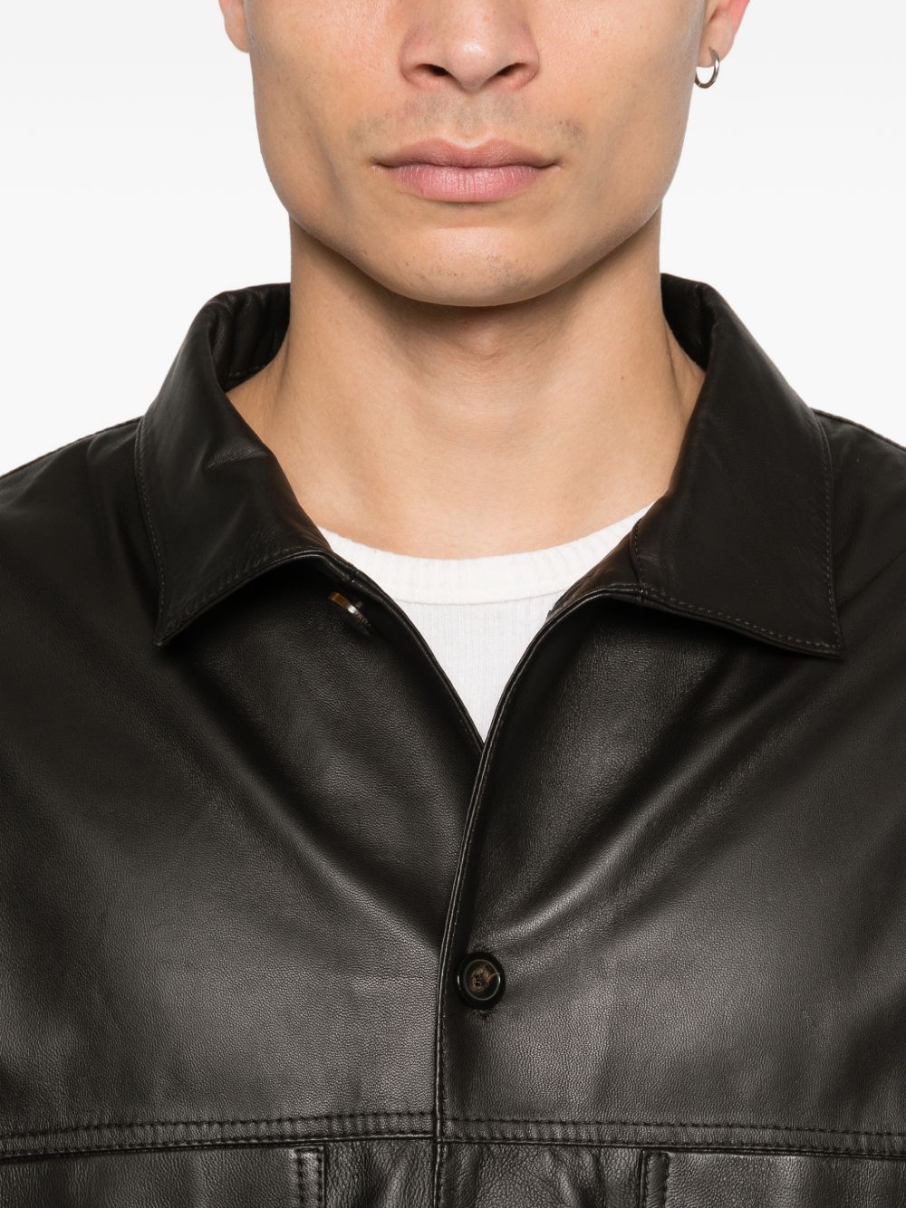 Emporio Armani Men's Leather Jacket