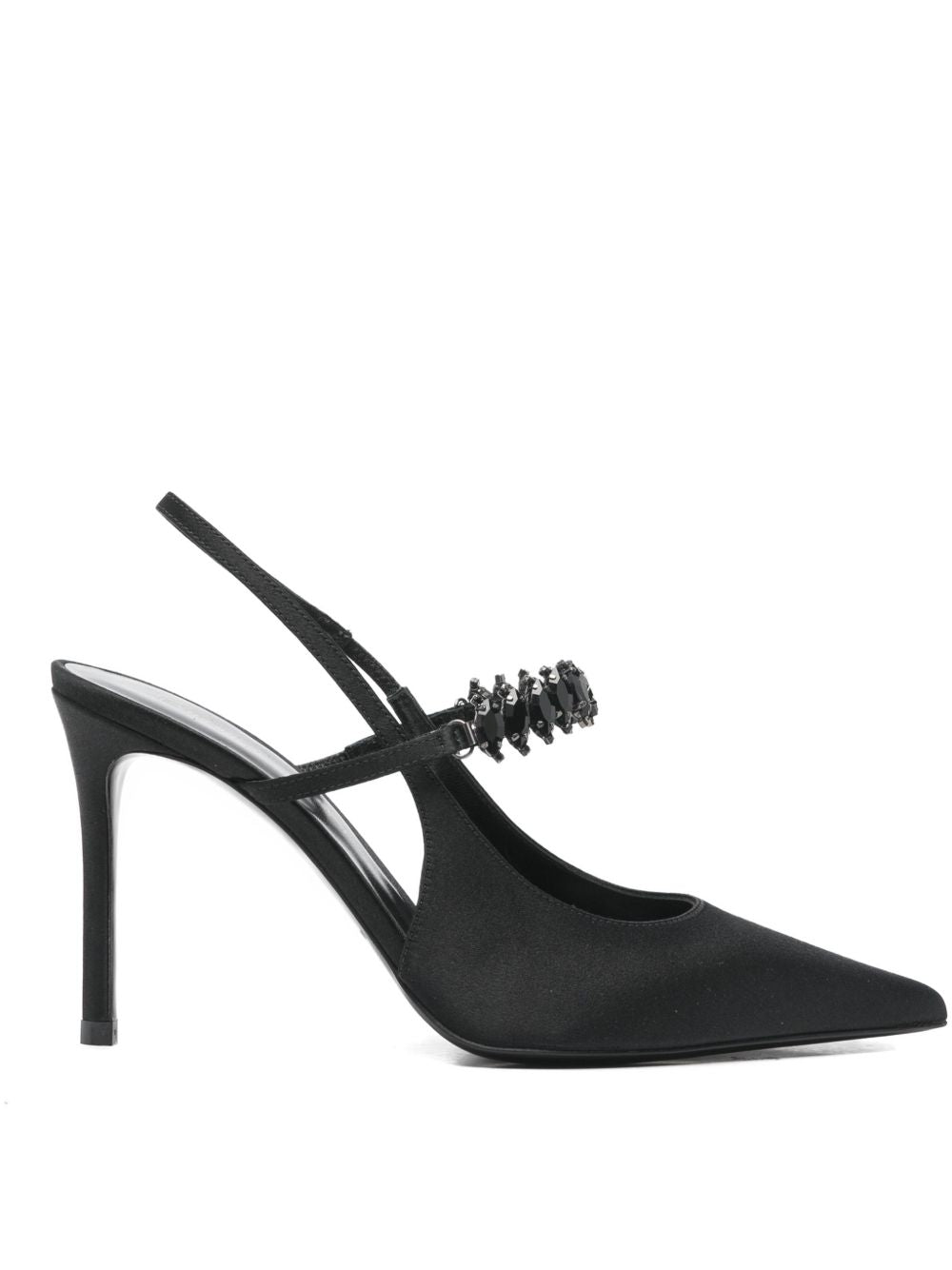 Emporio Armani Women's Satin Slingback Pumps