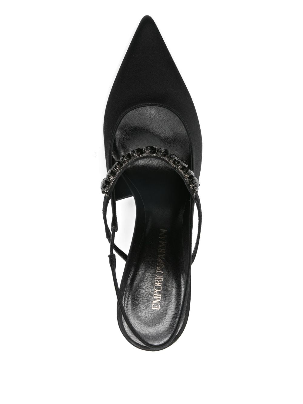 Emporio Armani Women's Satin Slingback Pumps