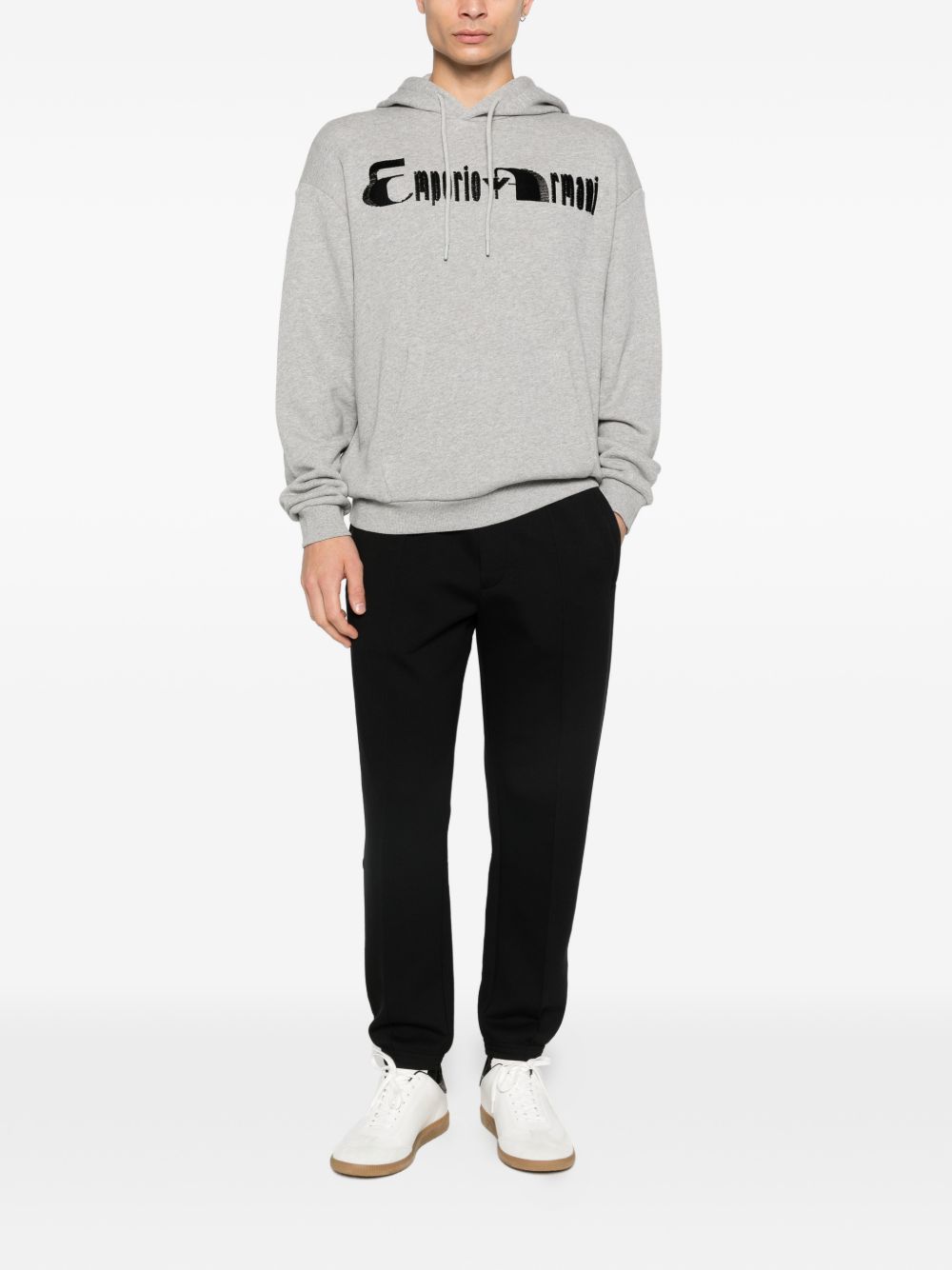 Emporio Armani Men's Logo Cotton Hoodie