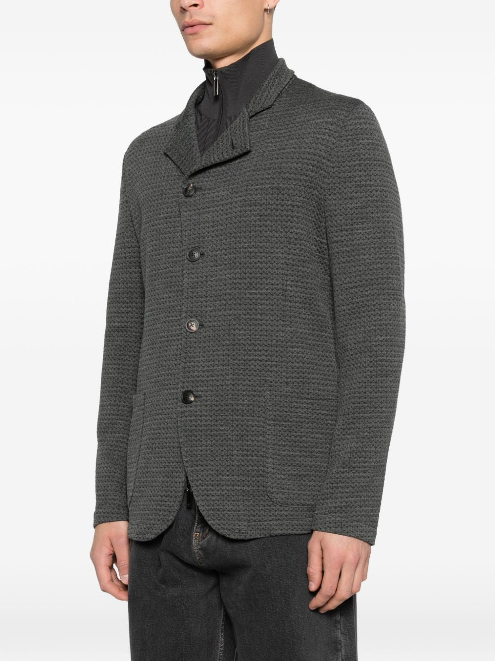 Emporio Armani Men's Wool Blend Blazer Jacket