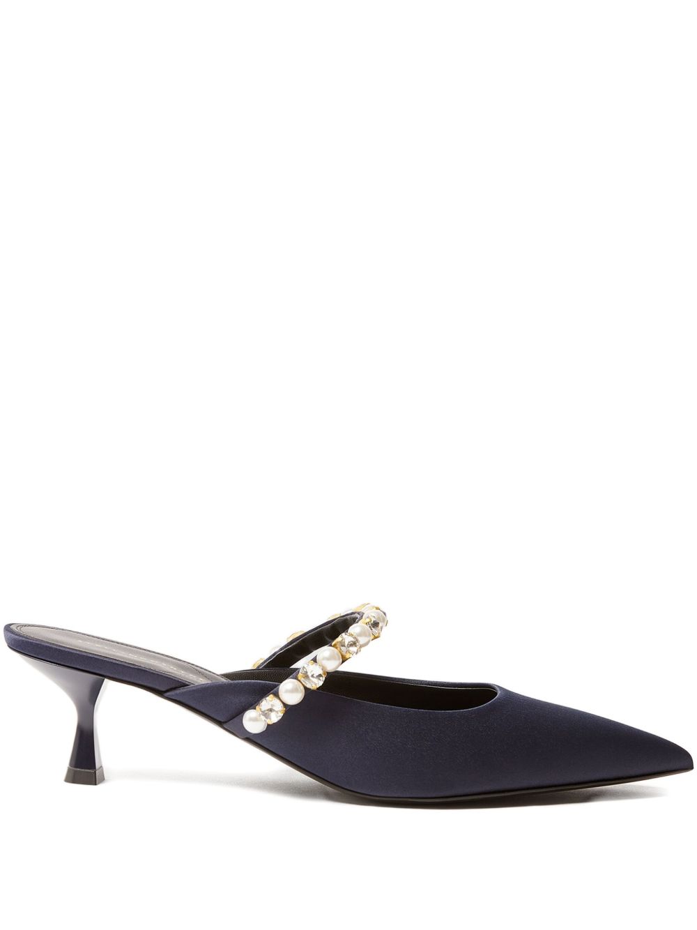 Stella Mccartney Women's Elsa Narrow Heel Shoes Decorated With Pearls