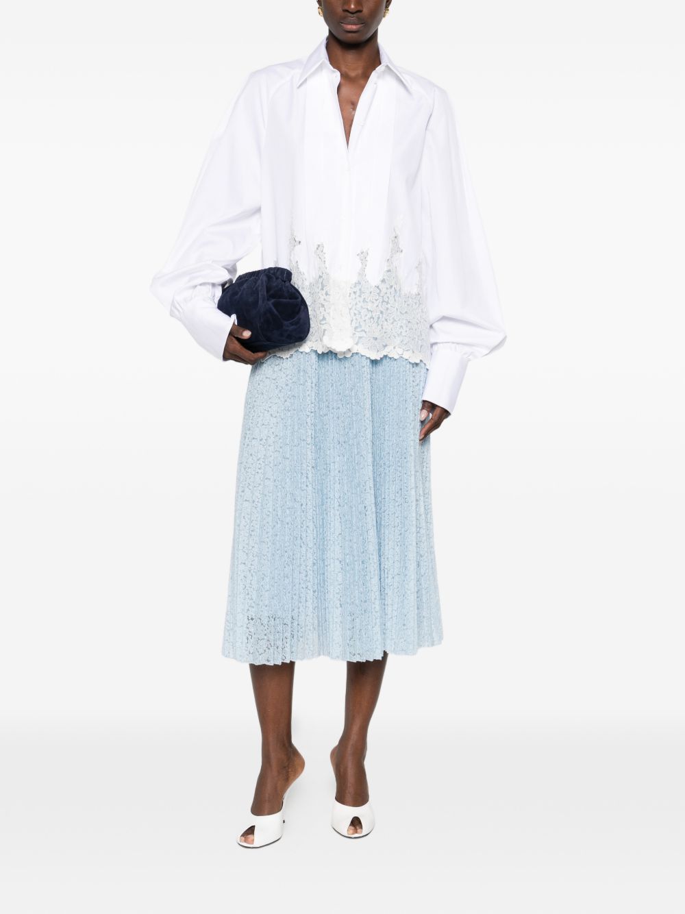 Ermanno Scervino Women's Embroidered Long Skirt