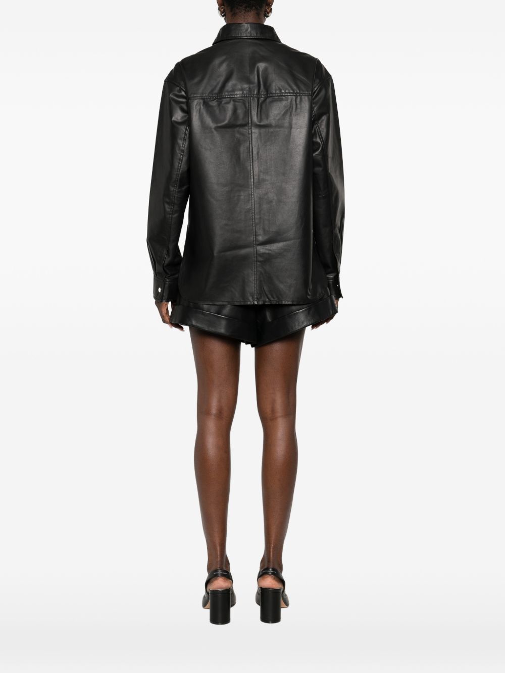 Iro Women's Cabana Leather Shirt