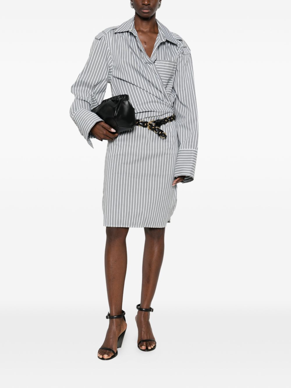 Iro Women's Lazul Striped Cotton Dress