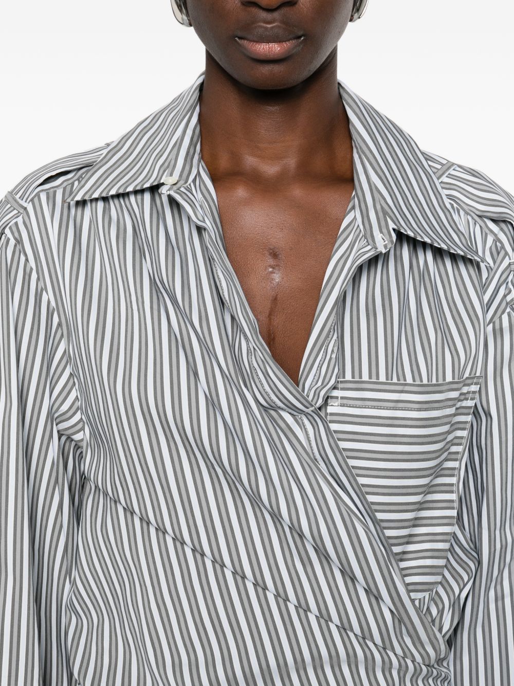 Iro Women's Lazul Striped Cotton Dress