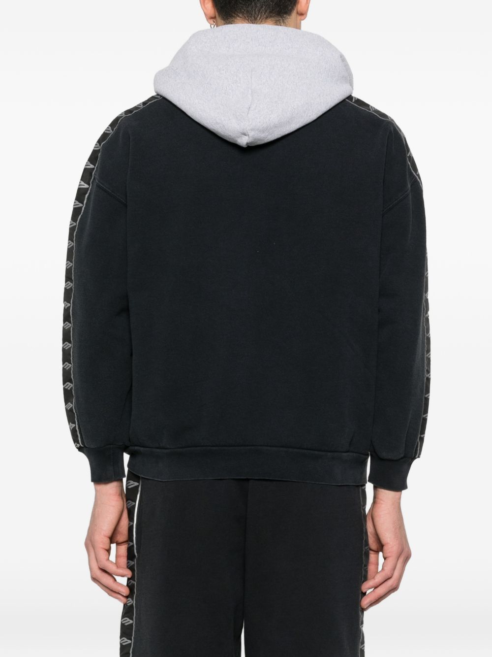 Balenciaga Men's Cotton Zip-Up Hoodie