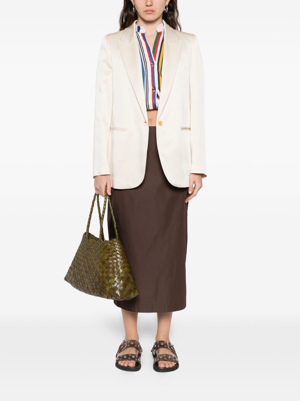 Forte Forte Women's Single-Breasted Blazer Jacket
