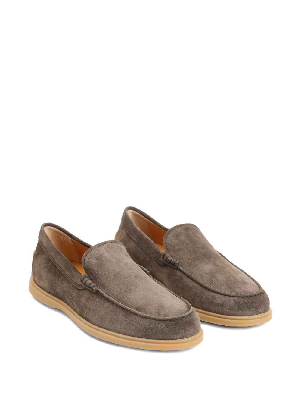 Tod's Men's Brown Suede Leather Loafers