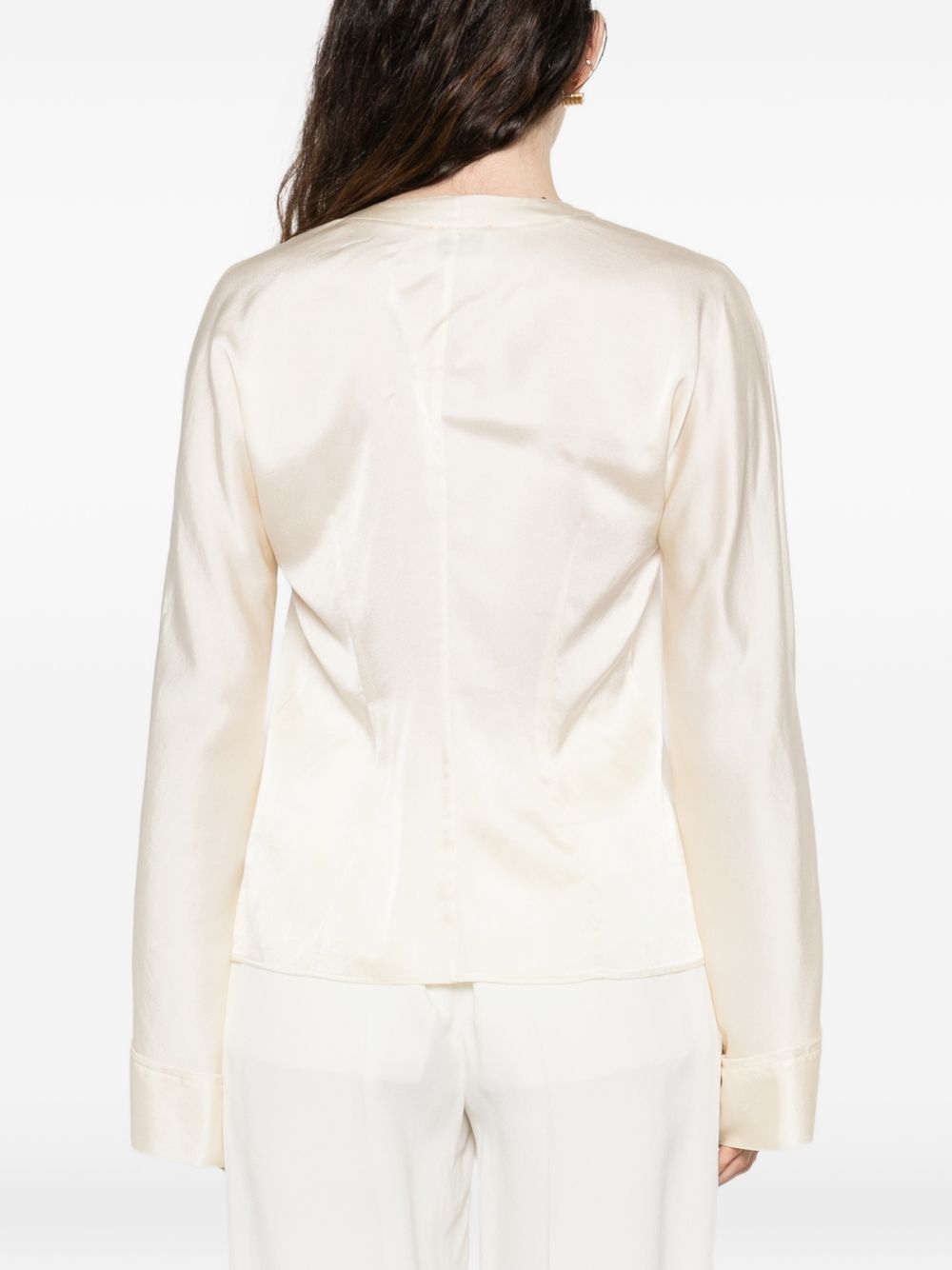 Forte Forte Women's Silk Satin Shirt