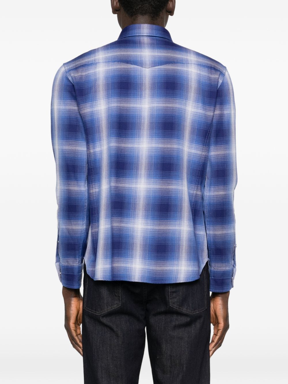 Tom Ford Men's Cotton Checked Shirt