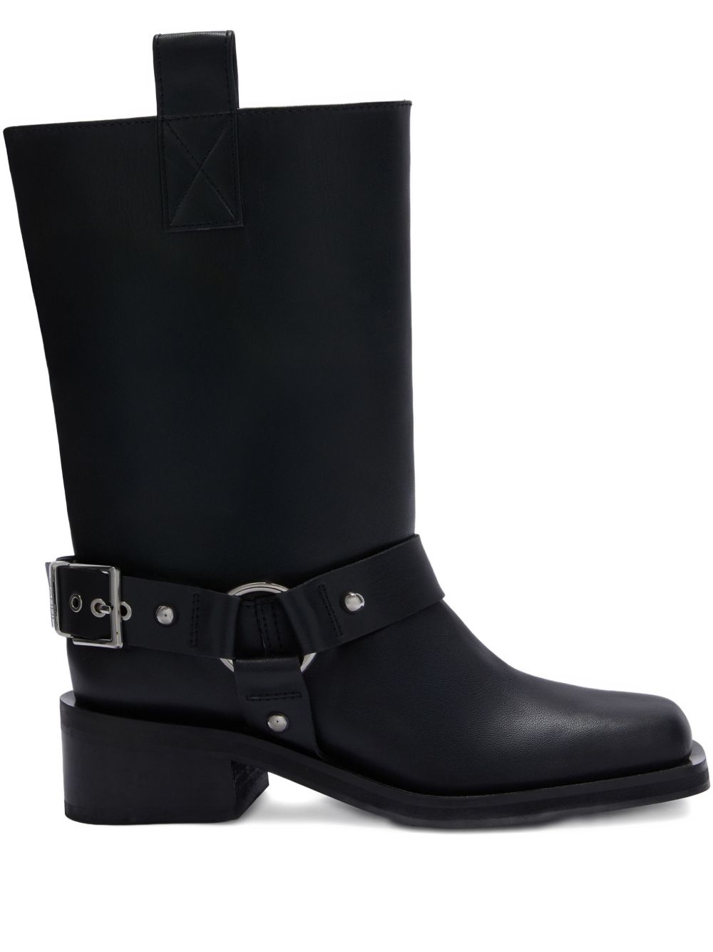Ganni Women's Mid Shaft Biker Boot