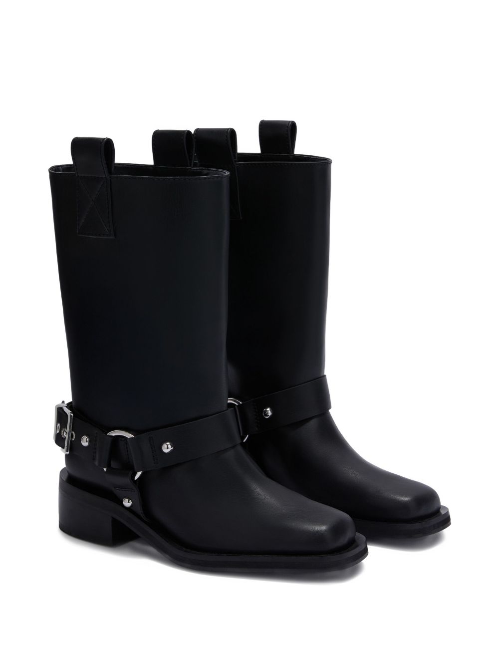 Ganni Women's Mid Shaft Biker Boot