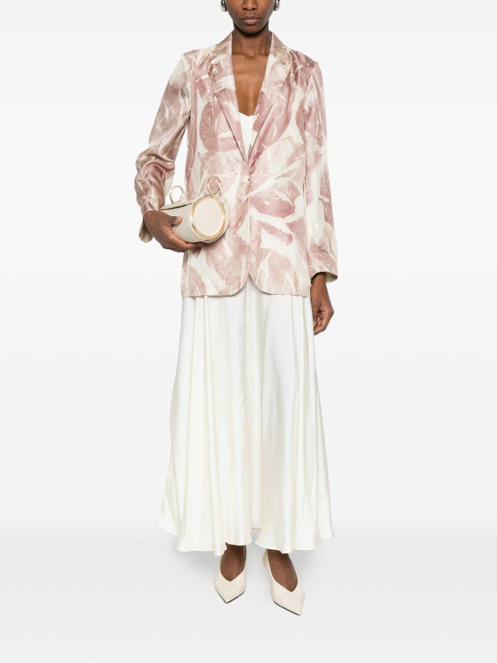 Alysi Women's Printed Single-Breasted Jacket